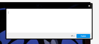 Illustration for article titled Okayyyy.... making the header of the comment box translucent....